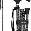 Switch Sticks Folding Walking Cane For Women & Men (Engraved Soiree)