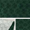2 x St Patricks Day Table Runner 13x72 Inch Soft Plush Faux Fur Jacquard Green Shamrock Table Runner, Spring St Patrick's Day Kitchen Dining Table Decoration for Home Party Decor ZR006A72