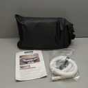 14 Ft Pool Cover, with Automatic Drain Round Pool Cover, One-Piece Quick Installation and Removal Above Ground Pool Cover, Preventing Waterlogging, UV Protected Solar Swimming Pool Cover (Black)