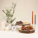 Walnut Hollow Thick Rustic Basswood Round, 10-14" Wide - for Wood Burning, Home Dcor, and Rustic Weddings