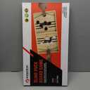 Fast Sling Puck Game - Wooden Hockey Table Board Game with Spare Parts | Indoor 2 Player Tabletop Fast-Paced Slingshot Battle for Adults, Kids & Family Night or Friends Party | Large Size