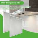 2PCS WA0575 Range Hood Filter Replacement for Vissani 30-inch Pyramid or Wall Mount Range Hood, 5-Layer Aluminum Vent Filter 13.54x14.4Inch