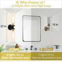 Wall Sconces Set of Two, 22" Black and Gold Bathroom Sconces with Clear Glass, Hardwired Modern Sconces Wall Decor Set of 2 Wall Light fixtures for Bathroom Mirror Living Room Hallway Bedroom