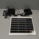 Solar Powered Fan Kit, Weatherproofed Exhaust Fan Air Ventilation Equipment with 25W Solar Panel and 2 High-Speed 5 Inch Dual Fans, Kit for Outside Chicken Coops, Pet House, Attics, Greenhouses, Shed
