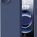 LOVE 3000 Designed for iPhone 16e/17e Case, Premium Silicone with [Soft Anti-Scratch Microfiber Lining] Shockproof Protective Phone Case for Men Women Girls 6.1", Navy Blue