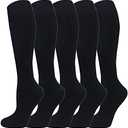 Warm Knee High Socks for Women-Thermal Cotton Socks for Hiking,Work,Winter,Gifts, 6-8