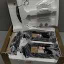 23.75" Retro Farmhouse Black Table Lamp for Living Room Bedroom Nightstand Set of 2 Touch Control Bedside Nightlight Vintage Modern Lamp with USB C+A Ports and 2 Light Sources