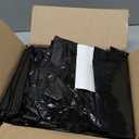 Veska 55 Gallon Trash Bags Heavy Duty, (Value-Pack 50 Count w/Ties) 55-60 Gallon Trash Bags Large Black 50-60 Gallon Garbage Liners for Lawn, Leaf, and Commercial