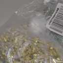 16 Feet Christmas Garland Christmas Tree Crystal Beads Garland Clear Iridescent Large Twinkle Ice Double Twist Christmas Tree Garland Perfect for Winter and Xmax Tree Decorations and Home Décor (Gold)