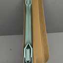 Vigar Compact Step Stool Foldable, 12-1/2-inch Step Stools for Adults up to 330 Pound, Lightweight Stool, Non-Slip Folding Step Stool, Bamboo Print on Top, Vintage Green