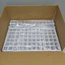 4-Tier Stackable Closet Organizers and Storage Basket, Foldable Closet Shelf Organizer System, Space-Saving Clothes Storage Drawer Organizer for Wardrobe, White (Patent Pending)