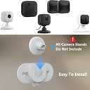 Blink Camera Mount with Dual Suction Cup, No-Drill, No Need Adhesive, Mounted on Smooth Surfaces Like Windows, Glossy Tiles, and Wood, 2 Pack for All Blink Camera-White