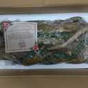 Orchid Valley Lizard, Snake or Reptile Hide. Large Hollow Log for Terrarium. Bearded Dragon or Gecko Tank Accessories. Natural Looking Basking Platform, Axolotl, Python Hideout. (XL-Version 2)