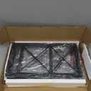 Expandable Microwave Rack, Countertop Kitchen Utensils Tableware Storage, Carbon Steel 3 Tier Shelf with 3 Hooks