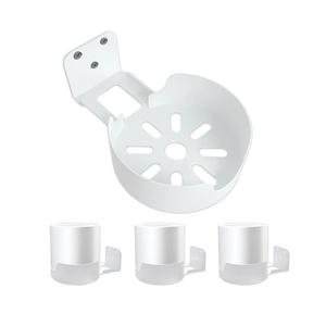 3 Pack Upgraded Wall Mount Bracket for Tp-Link Deco X55, X55 Pro, X20, X50, X60 Mesh WiFi System, Sturdy Metal Made Holder Stand Bracket Shelf with Cable Organizer, Space Saving (White)