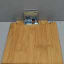 Squatty Potty Oslo Folding Bamboo Toilet Stool – 7 Inches, Collapsible Bathroom Stool for Kids and Adults – Brown, Portable and SpaceSaving 