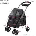 PETIQUE Simplicity Pet Stroller, Black
