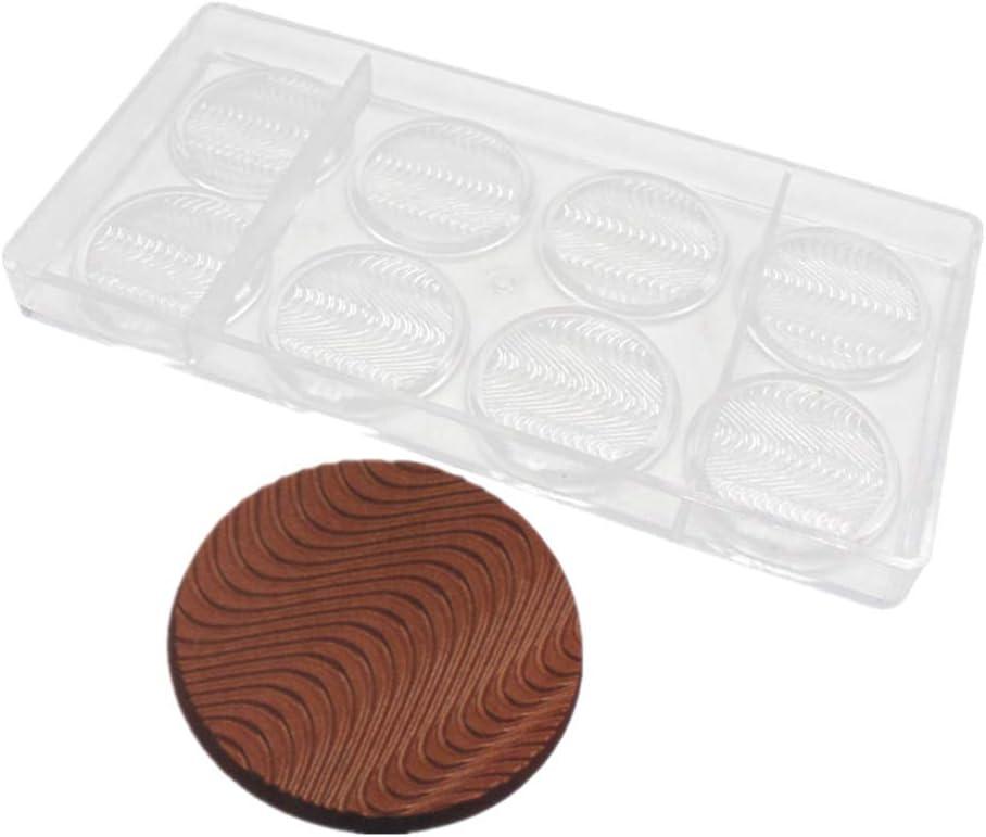 Round Cookie Shape Polycarbonate Chocolate Mold Medal Chocolate Maker DIY Chocolate Mould