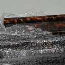 Tortoise Shell Mahjong Racks with Pushers, 17.5 Inch Extended Acrylic Majiang Tile Holder Set of 4, Non-Slip American Style Tabletop Accessories for Daily Tile Building