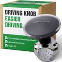 Steering Wheel Knob - Suicide Spinner for Cars, Tractors, Mowers, Boats (Fits 1.1"-1.5" Wheels) - Effortless One-Hand Control, Smooth Bearings - Perfect for Tight Turns & Daily Driving (Classic)
