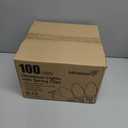 C9 LED Christmas Lights Outdoor with 100 Spring Clips, 65FT 100 LED C9 String Lights Waterproof Connectable for Roofline Patio House Yard Windows Xmas Tree Indoor Outdoor Christmas Decorations, White