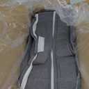 Omzer Baby Travel Bassinet Portable Bassinets - Foldable Baby Co-Sleeping Bed Lightweight Travel Pod Infant Travel Bed with 2-1 Mosquito & Canopy Grey