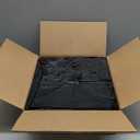 Fuxury 500 Count Plastic T-shirt Bags Black 11.5" x 6.5" x 21", Grocery, Trash, Take Out, To Go, Restaurants, Retail Shopping Bags in Bulk for Small Business (Made in USA)