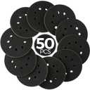 50PCS 5 inch Wet Dry Sanding Discs 1000/1200/2000/3000/5000 Grit, Silicon Carbide Orbital Sander Hook and Loop Sandpaper, Best for Metal, Automotive Sanding