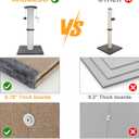 Cat Scratching Post 34 Inches Heavy Duty and Thicker Cat Scratching Post Cotton Rope with Hanging Ball and Mice Scratching Post for Indoor Cats and Adult(Grey)