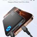 INIU for Portable Charger, Slim Qi2 Certified 10000mAh 30W Magnetic Power Bank, USB C in&Out Wireless Battery Pack Phone Charger, Only for iPhone 16/15/14/13/12 Series