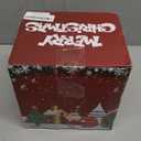 MICOCAH 8FT Christmas Inflatables Outdoor Decorations, Inflatable Snowman Holding Garland Blow Up Yard Decoration Build-in Rotating Colorful LEDs Xmas Holiday Party Indoor Lawn Christmas Eve Dcor