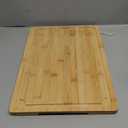 Extra Large Cutting Board, 17.6" Bamboo Cutting Boards for Kitchen with Juice Groove and Handles Kitchen Chopping Board for Meat Cheese board Heavy Duty Serving Tray, XL, Empune