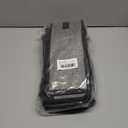 Onlyeasy Sturdy Under Bed Shoe Storage Organizer, Set of 2, Fit 12 to 24 Pairs, Underbed Shoes Closet Storage Solution with Clear Window, Breathable, L29.3 x W23.6 x H5.9, Linen-like Black, MXAUBSB2P