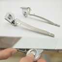 Upper Sliding Screen Door Roller Assembly Fits Andersen Gliding Screens Part #1997063 (1991 to Present), 1-1/4" Nylon Concaved Wheels, 2 Pack