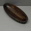 Samhita Mango Wood Decorative Bowl Home Decor Home Decorative Centerpiece Farmhouse Country, Restaurant, Caf (14" x 6" x 2.3")