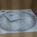 42 inch Retractable Ceiling Fan with Lights and Remote Control, 6Speed Dimmable Fandelier, Modern Smart Ceiling Fan Light with Bluetooth Speaker, RGB Color Reversible Bedroom Living Room (Chrome)