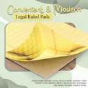 Enday Yellow Legal Pads 8.5 x 11 Inch, (12 Pack) 50 Sheets per Notepad, Note Pads, Legal Ruled Writing Pad with Perforated Pages, Yellow Paper Legal Pad for Work and Note-Taking