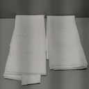 HOMEIDEAS Non-See-Through White Privacy Sheer Curtains, 52 X 54 Inches Long 2 Panels Sheer Curtains Light Filtering Window Drapes for Bedroom Living Room