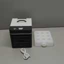 Portable Air Conditioner, Mini Personal Ice Cooling Air Cooler with 2 Ice Blocks,3 Speeds Small Fan for Room Bedroom Office Home Tent