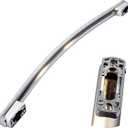 WR12X34310 Stainless Steel Freezer Door Handle Compatible with GE Refrigerator, Fits Models GWE19JMLKFES GNE25JSKLFSS GFE24JSKNFSS & More, Replaces 4960021 AP6994366 PS1620203 EAP1620203 PS16220203