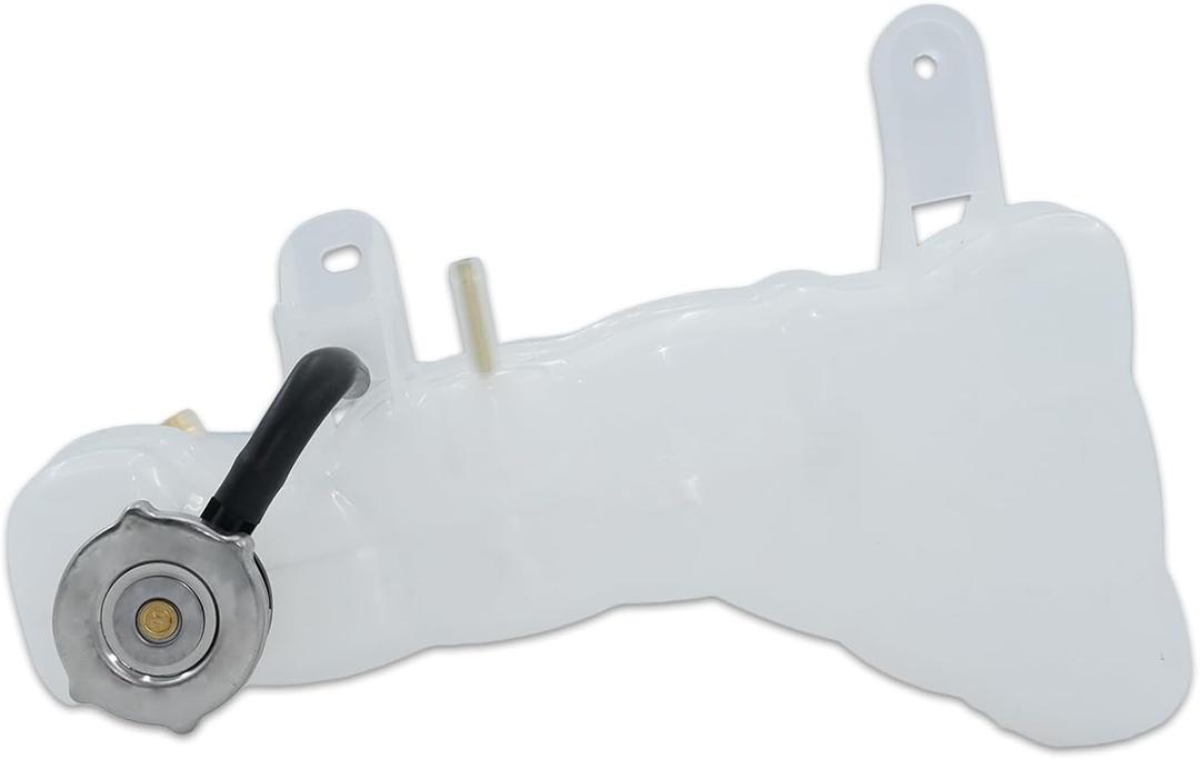 603-380 Engine Coolant Reservoir Tank with Cap Compatible with Chrysler 300 2011-2019, Dodge Charger 2011-2019, Challenger 2011-2019, Expansion Tank Overflow Bottle OE# 55111260AB, 55111260AF