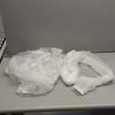 Ursumy Gorgeous Wedding Lace Veil Floral Long Cathedral Veils for Brides Soft Tulle Bridal Veils with Comb 118" (Ivory)