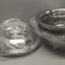 16 Wheel Simulators,8 Lug Stainless Steel RV Hubcaps, Polished Surface, Snap On Wheel Cover Compatible with1974-2000 GMC 3500, 1974-1998 Ford F350, 2008-2025 E350/E450 Van, 1974-1999 Dodge Ram 3500