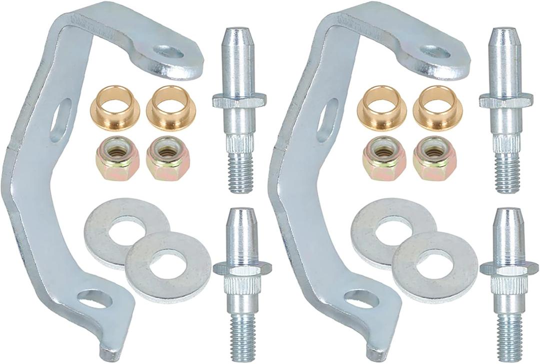 WFLNHB 2Pcs Door Hinge Repair Kit Front Left Side 38456 89025539 Replacement for Escalade Chevy Silverado Sierra Yukon 1999-2013