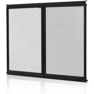 VEVOR RV Screen Door Protector, 24.5 x 20 inch Door Grille, Easy to Install and Disassemble, Reinforced Breathable Protective Mesh, Aluminum Alloy Camper RV Entry Protector for Pet Protection, Black