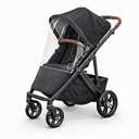 Rain Cover Fits for UPPAbaby Vista/Vista V2/Vista V3/Cruz/Cruz V2 Stroller  Windproof Weather Shield with Zipper Window & Air Vents, All-Season Stroller Rain Protector