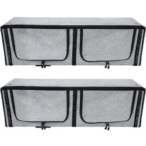 36" RV Overhead Soft-Sided Storage Cabinet, Pack of 2 RV Organizer Storage Compatible with Mercedes-Benz Sprinter, Compatible with Ford Transit, Compatible with RAM Promaster