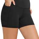baleaf Women's 8"/ 5"/ 3" Biker Shorts High Waist Yoga Workout Gym Running Volleyball Spandex Shorts with Pockets, Size -L