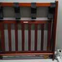 Casual Home Luggage Rack, Walnut, Solid Wood