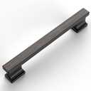 Amerdeco 10 Pack Oil Rubbed Bronze Cabinet Pulls 5 Inch(128mm) Hole Centers Kitchen Cabinet Handles Cabinet Hardware Kitchen Handles for Cabinets Cupboard Handles Drawer Pulls